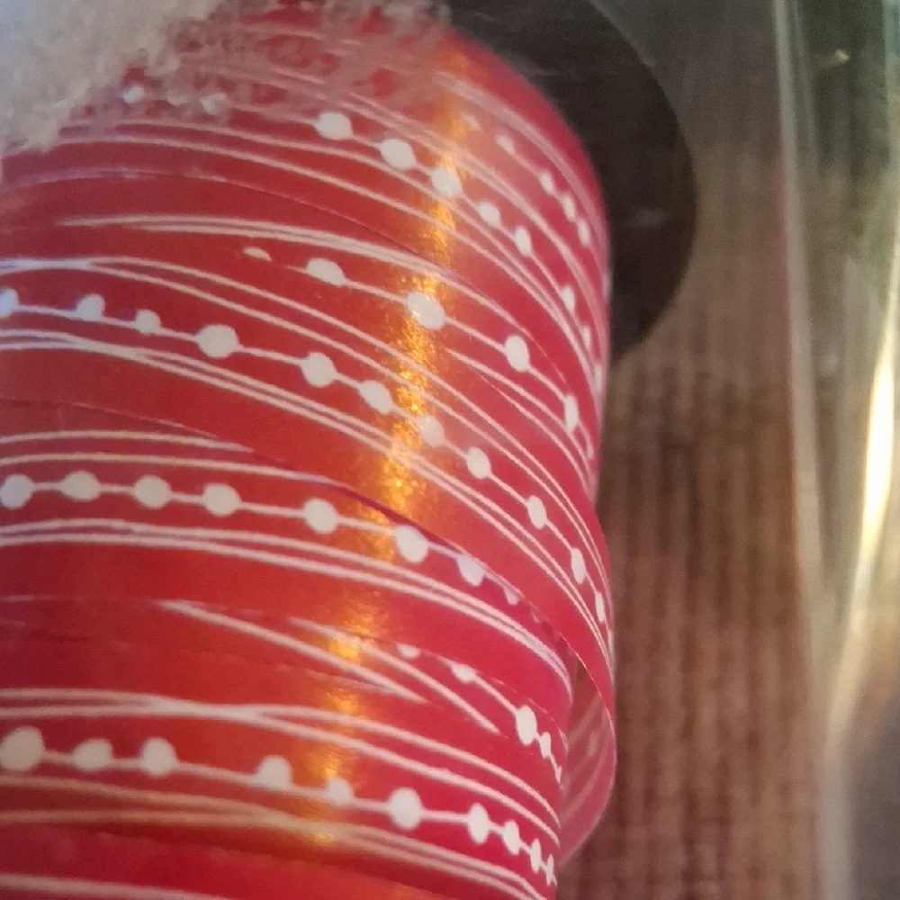 IKEA VINTERMYS Decorative Ribbon Trio - Red, Brown, Red